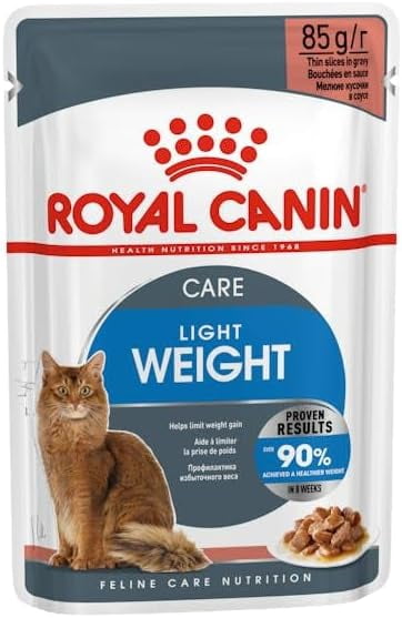 Royal Canin Light Weight Care Cat Wet Food in Jelly 12x85g