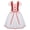 Burgundy, variant on MSemis Kids Girls Princess Tutu Dress Lace-up Ballet Dance Leotard Dress Navy Blue 3-4