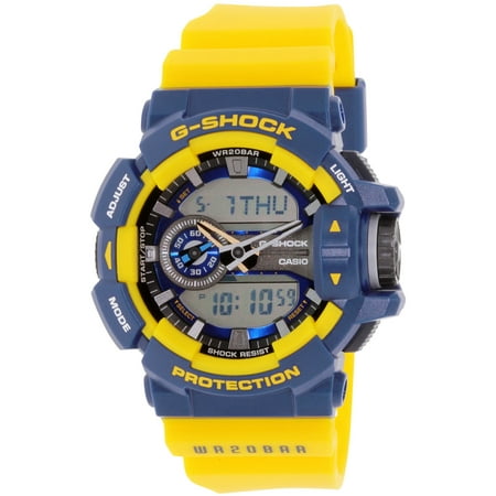 Casio Men's G-Shock GA400-9B Blue Plastic Quartz Fashion Watch