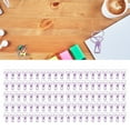 thumbnail image 1 of 100 clips de metal huecos con forma de corazón con fuerte fuerza de sujeción para oficina, documentos con clips Pequeños, niños, amigos y familiares, ideales, 1 of 7