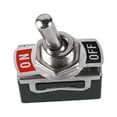 thumbnail image 1 of BESTYASH 10Ud Interruptores Toggle 2 Pines Negro Para Circuito Con Botón Push Resistente, 1 of 7