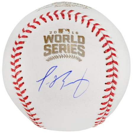 Autographed 2004 World Series Baseball - Javier Baez Chicago Cubs Fanatics Authentic Autographed 2016 MLB World Series Baseball - No Size