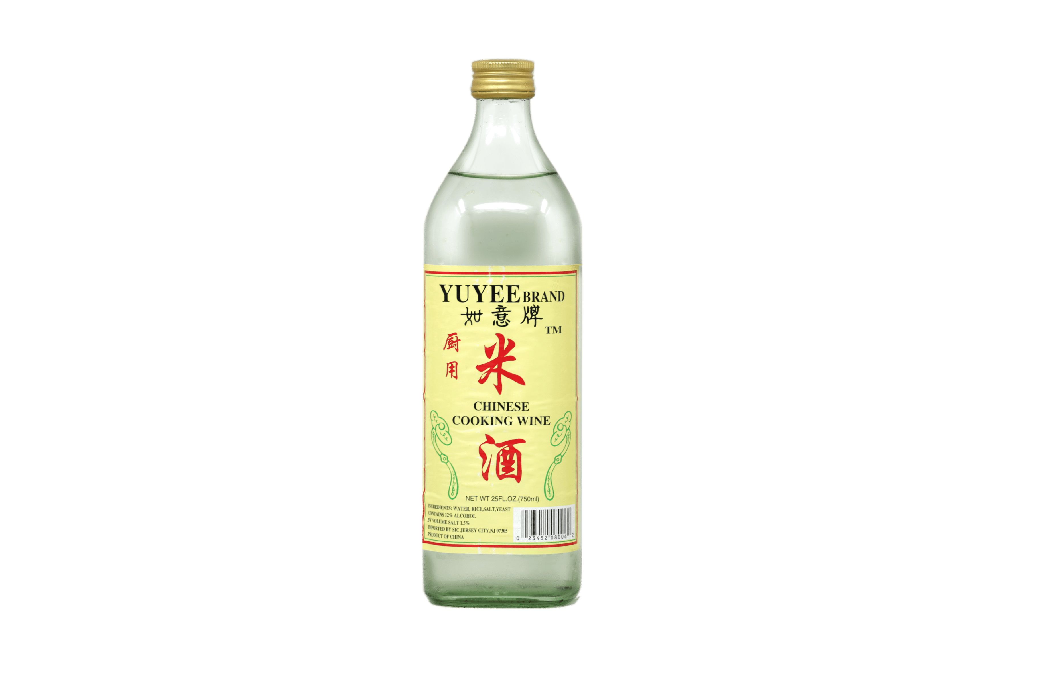 Yu Yee Chinese Cooking Wine 25 FL Oz (750 mL)