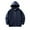 Navy, variant on Kiijoy Boys Solid Color Zipper Hoodie Casual Active Hooded Sweatshirt Jacket, Sizes 2-3