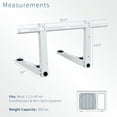 thumbnail image 6 of VIVO Steel Mini Split Air Conditioner Adjustable Wall Mount, 6 of 8