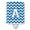 Blue & White, variant on Letter A Chevron Black & Gold Ceramic Night Light