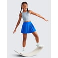 thumbnail image 2 of Falda CRZ YOGA Azul Medio Suave Deportiva Plisada, 2 of 6