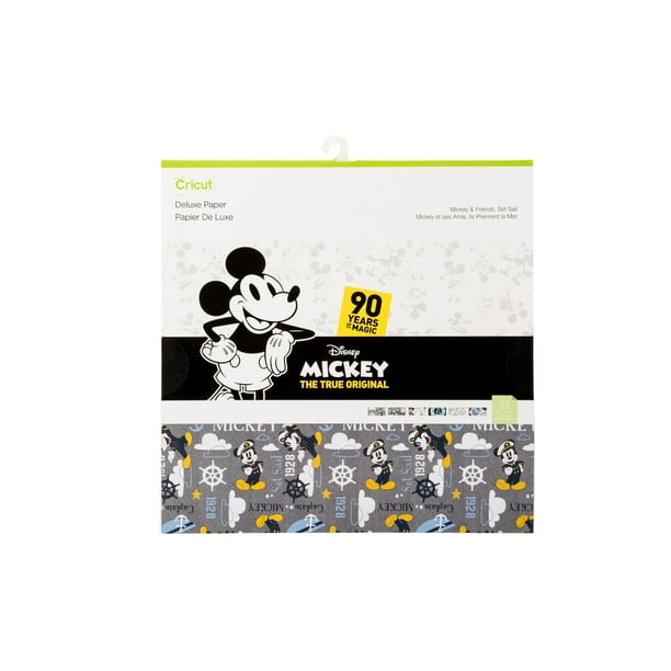 Vochtig Gloed besteden Cricut Disney Deluxe Paper, Mickey and Friend's Set Sail, Sampler -  Walmart.com