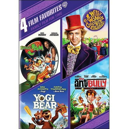 4 Film Favorites: Family Film Fun Time: Yogi Bear / Willy Wonka And The Chocolate Factory / The Ant Bully / Space Jam (Widescreen)