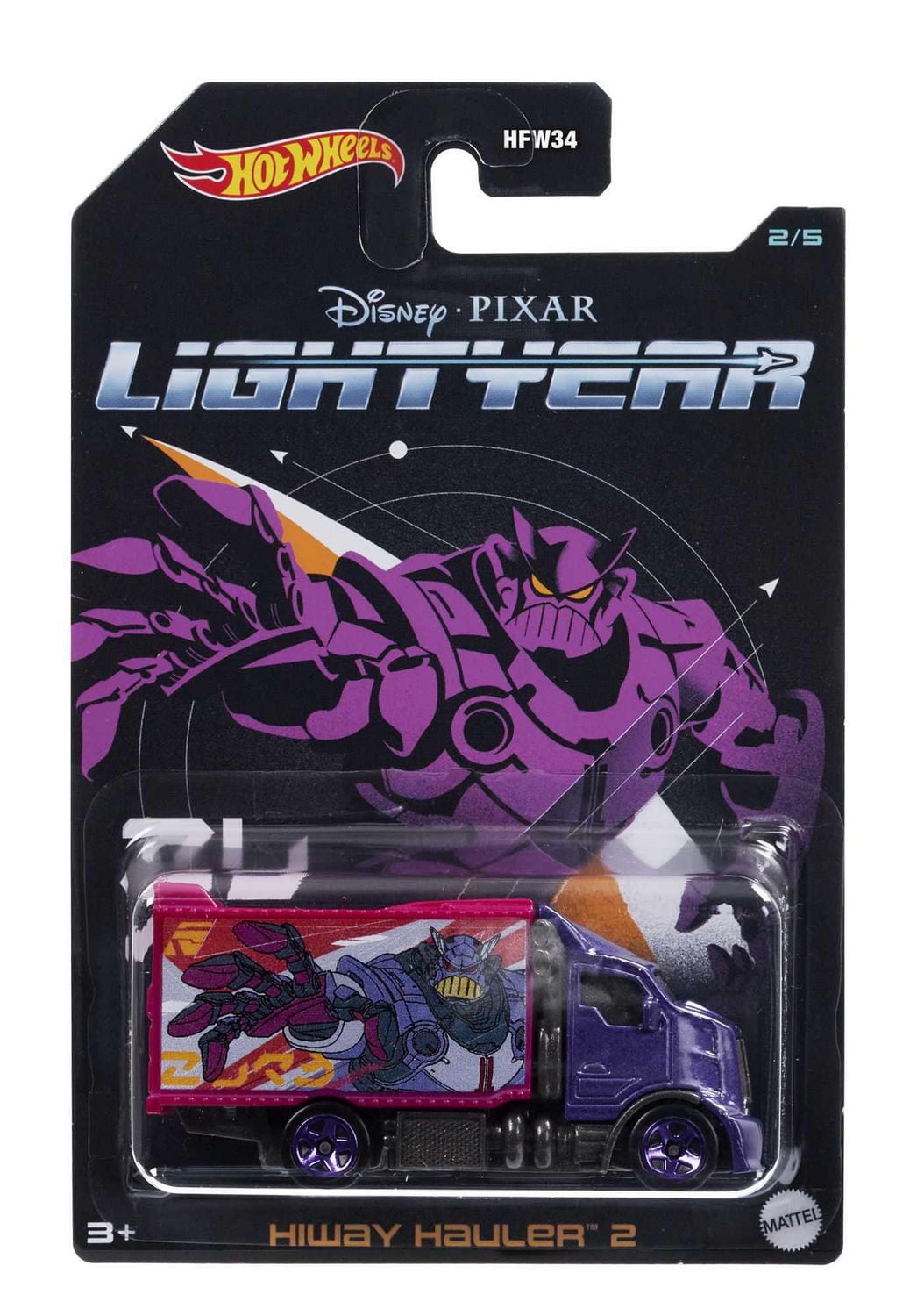 Hot Wheels Highway Hauler Entertainment from Disney and Pixar’s Buzz Lightyear, For Kids 3 & Older