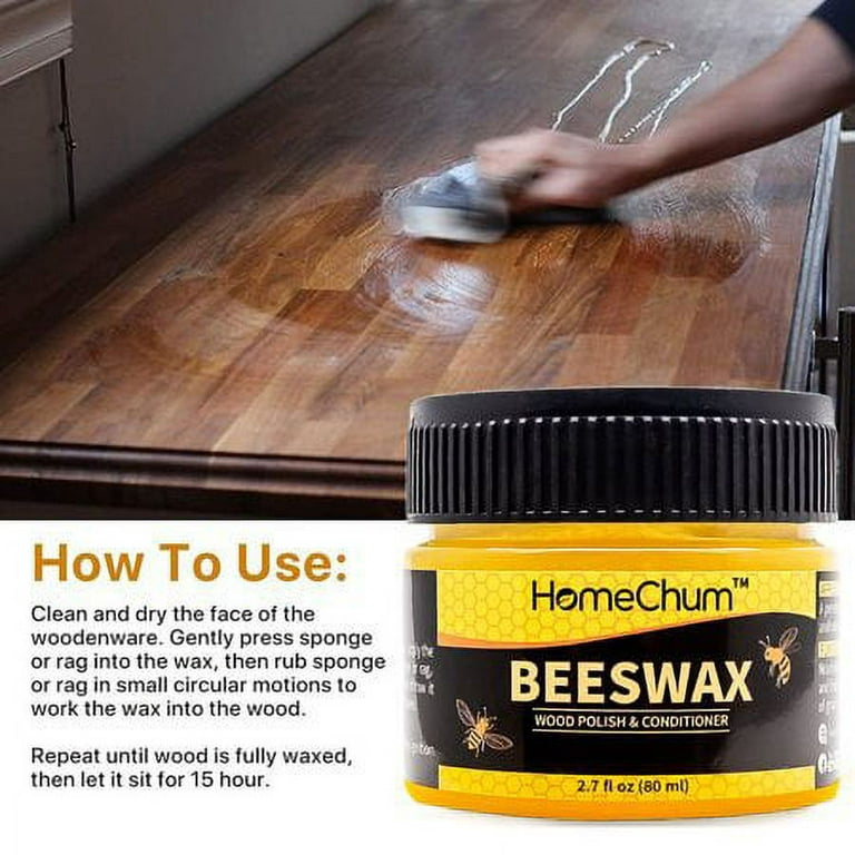 Beeswax Furniture Polish Wood Seasoning Natural Wax Floor Cleaner