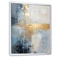 thumbnail image 2 of Designart "Gilded Winter Serenity II" Winter Landscape Floater Framed Canvas Art Print, 2 of 5