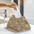 thumbnail image 5 of Kdxio Colorful Paisley Print Tissue Box Cover,Modern PU Leather Rectangular Tissue Box Holder for Bathroom Living Room Bedroom Office Desk Car Home, 5 of 6