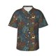 thumbnail image 1 of Balery Deers In The Forest 1 Camisas hawaianas de manga corta para hombre, camisas playeras de corte holgado, camisas de vacaciones con botones,XX-Large, 1 of 7
