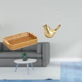 thumbnail image 2 of Cestas De Frutas Tejidas, Figura De Pájaros Dorados, Cuenco Para Servir Aperitivos, Estatua De Animal, Cesta De Frutas, Adorno Decorativo Moderno Para El Hogar, Plato De Pan, Escultura De, 2 of 8