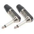 thumbnail image 4 of Plug,2Pcs Audio Plug 6.35mm Audio Connector Audio Jack Plug Luxury Finish, 4 of 14