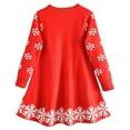 thumbnail image 3 of Filles Enfants Enfant Noël Elk Chandail Tricoté Hiver à Manches Longues Robe Chandail, 3 of 5