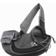 thumbnail image 4 of Bolsa de viaje para mascotas, mochila con correa para perro, cachorro, gato, hombro de malla, portátil, frontal, transpirable, bolso de mano, grande, para llevar al aire libre, negro (1 unidad), 4 of 5