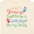 thumbnail image 4 of Inktastic Tennis Player like Daddy Boys or Girls Toddler T-Shirt, 4 of 5