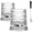 SET B, variant on 2Pcs 360 Rotating Spinning Crystal Whiskey Glasses,Drinking Glassware & Bar Accessories