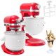 thumbnail image 1 of Accesorio para máquina de helados para batidora de soporte Kitchenaid, compatible con Kitchen Aid 4.5 cuartos de galón y batidora más grande, yogur congelado de 2 cuartos de galón, máquina de helado y, 1 of 5