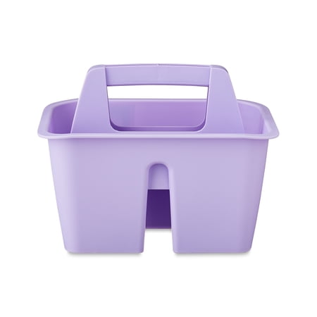 Pen+Gear Mini Plastic Craft and Hobby Organizer Caddy, Lavender Sky