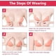 thumbnail image 5 of Sujetador push up sin tirantes, autoadhesivo, escotado, invisible, sin espalda, sujetadores adhesivos, 5 of 7