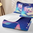 thumbnail image 4 of Erosebridal Book Axolotl Twin Quilt Set,Bright Stars Night Sky Dreamy Art Twin Coverlet Set For Girls,2 Pieces, 4 of 7