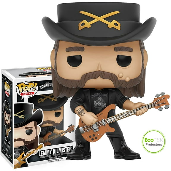NEW Motorhead Collectible Handpicked 2016 Funko Pop Rocks Lemmy Figure #49 Vault