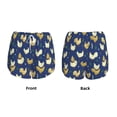 thumbnail image 5 of Lsque Funny Chicken Printed Women's Running Shorts with Liner Pockets,Elastic Quick Dry Workout Athletic Gym Yoga Shorts,Womens High Waist Shorts-XX-Large, 5 of 9