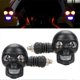 thumbnail image 3 of 12V Universal Skull Turn Signal Indicator LED Light Universal 12V Compatibility for Motorcycle, 3 of 5