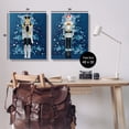 thumbnail image 4 of Stupell Industries Blue Nutcracker Figures Holiday Painting Wrapped Canvas Art Print Wall Art, 24 x 30, Set of 2, 4 of 8