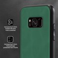 thumbnail image 6 of Nalacover Case for Samsung S8 Plus,Slim Luxury Premium PU Leather Non-Slip Grip Shockproof Bumper Anti-Scratch [ with Tempered Glass Screen Protector ] Cases for Samsung Galaxy S8 Plus, Darkgreen, 6 of 8