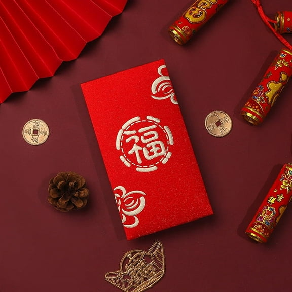 Namzi 12Pcs Red Envelopes Chinese New Year, Lunar New Year of The Snake Lucky Money Red Packets-C05
