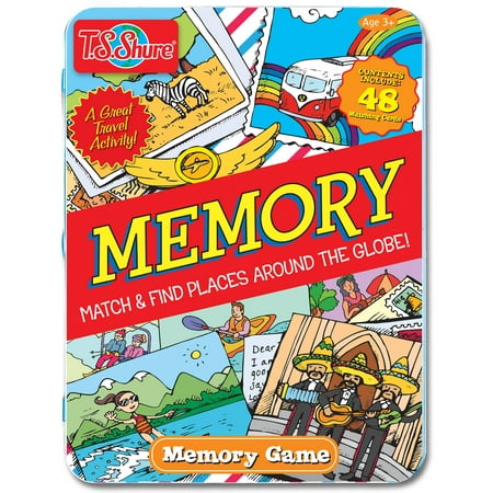 T.S. Shure Memory Game Tin Play Set (Best Memory Games For Adults)