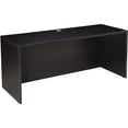 thumbnail image 3 of Boss Office Products Mocha 66 inch Executive Desk and Credenza with Dual File Storage Pedestals, 3 of 6