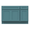thumbnail image 4 of 48 in. W x 21 in. D x 32.5 in. H Bath Vanity Cabinet without Top in Sea Green, 4 of 4