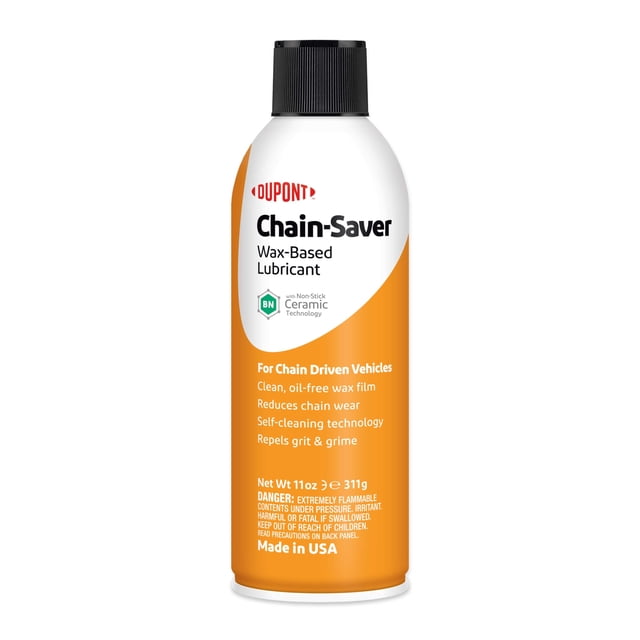 Lubricante DuPont Teflon Chain-Saver, autolimpiante en seco, 325 ml