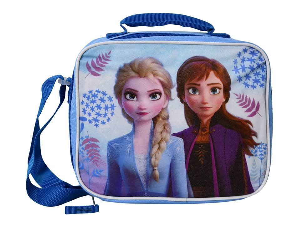 Disney Frozen 2 Character Kids Girls School Lunch Box Set Bottle Xmas Gift Box 