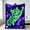 Colourful1, variant on Magic Galaxy blanket for cat lovers，Soft Flannel Throw Blanket, Festive Gifts, gift for Birthday, Christmas, Valentine's Day, Kids Bedroom Living Room Home Decor Gifts, Four Seasons Universal