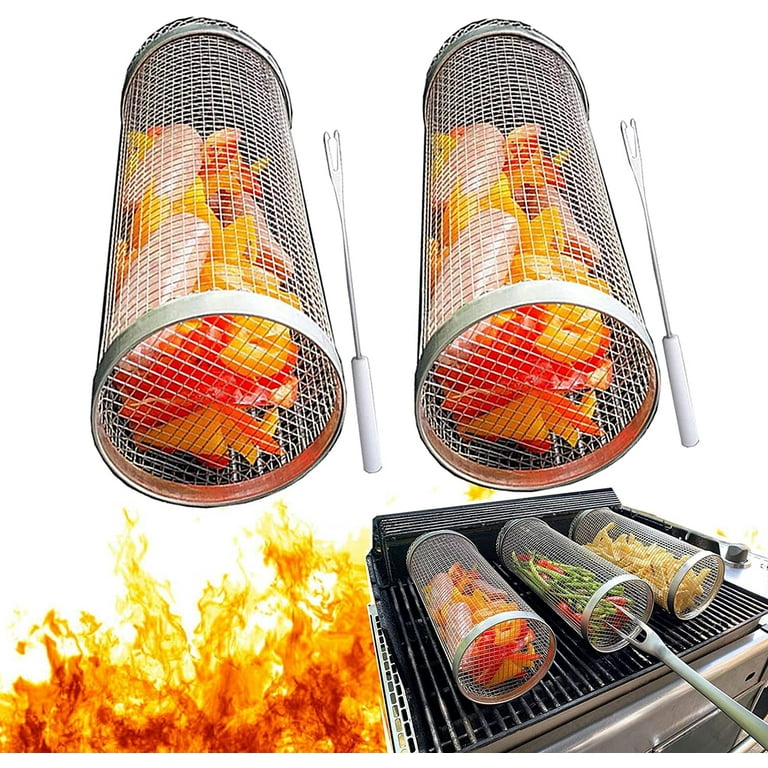 The Best Grilling Basket for Vegetables, Fish, and Small Items – The  Bearded Butchers