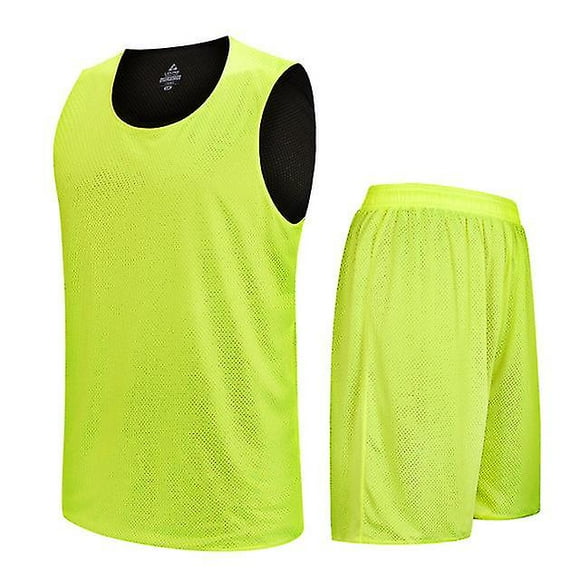 Double-side Design Basketball Jersey Sets Uniforms Diy Customized Sports Clothing Breathable Youth Training Basketball Jerseys Xxxxxl Green Black