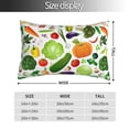 thumbnail image 4 of Kll Vegetables2 Pillow Covers Envelope Closure,Super Soft And Cozy Fuzzy Fleece Pillow Case Cover 16"X24", 4 of 8