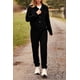 thumbnail image 3 of Conjunto Coordinado PRETTYGARDEN Negro de Dos Piezas Talle S, 3 of 5