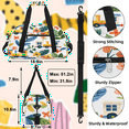 thumbnail image 3 of Herdesigns Train Sports Duffle Bag for Women & Men, Cartoo Train Gym Bag Dance Bag Overnight Bag Carry On Weekender Travel Bag, 3 of 7