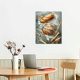 thumbnail image 3 of Nawypu  Kitchen Wall Art Baking Utensils Bread The Picture of Food Stretched and Framed for Bakery House Cafe Dinning Room Restaurant Ready to Hang(Grey), 3 of 5