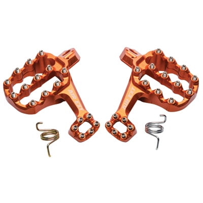 Fastway Air Ext Motorcycle Foot Pegs Kit Orange for KTM 125 SX 2012-2015