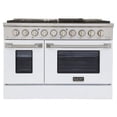 thumbnail image 2 of Kucht Professional 48" Stainless Steel Propane Gas Range in Silver/White, 2 of 13