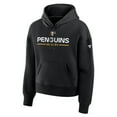 thumbnail image 4 of Women's Fanatics Black Pittsburgh Penguins Authentic Pro Primary Pullover Hoodie, 4 of 5