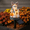 Ghost Solar Garden Stake Light A5, variant on Primitive Patchwork Ghost Halloween Figurine, Rustic Country Fabric Ghost Doll with Floral Bow and Jack-o'-Lantern Bucket, Cozy Fall Tabletop & Room Decoration